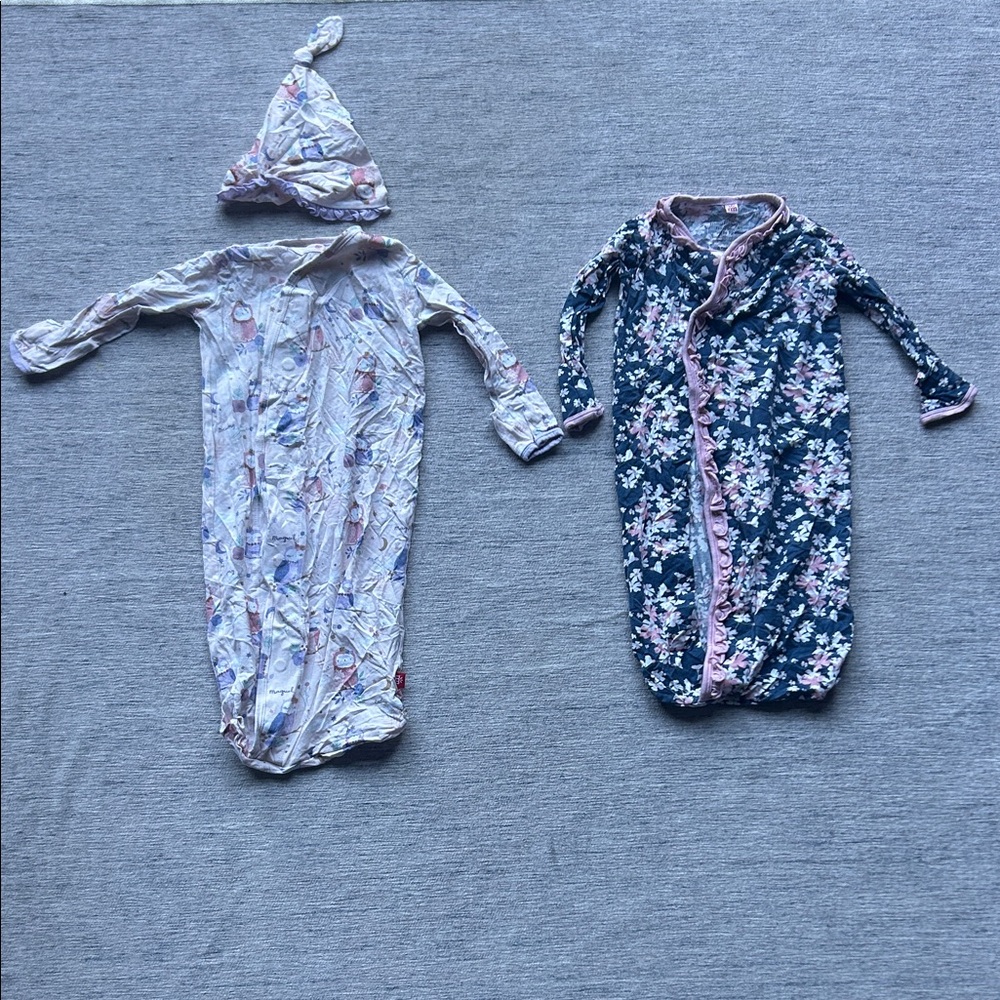 Magnetic Me Kids Matching Set - Pink and Blue Floral
